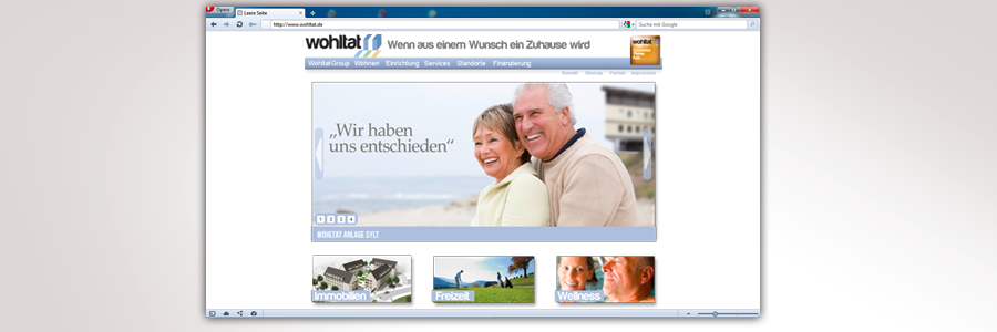 Website Wohltat